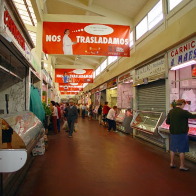 FOTOUno de los laterales del Mercado