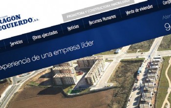 Sitio web Aragón Izquierdo Construcciones