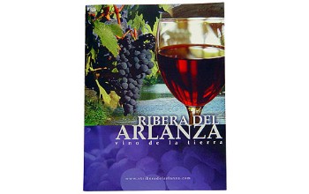 Tríptico de la Asociación de Vinos de la Tierra Ribera del Arlanza.