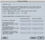 FOTONiveles de privacidad de Netscape